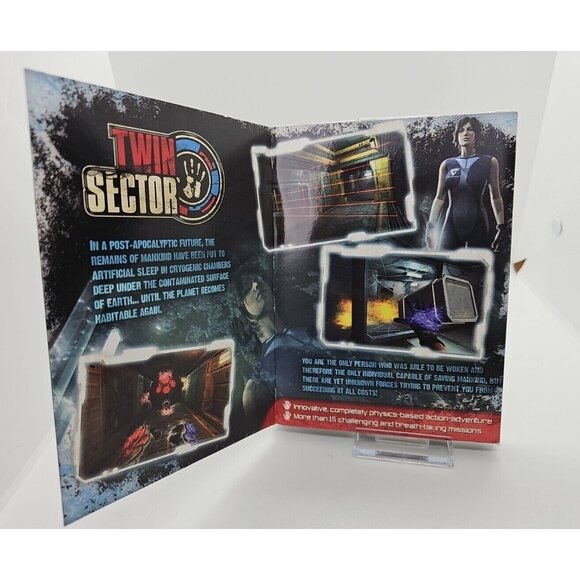 2 for 15$ Twin Sector (PC DVD Game, 2009) New And Sealed With Slipcover - Picture 3 of 8